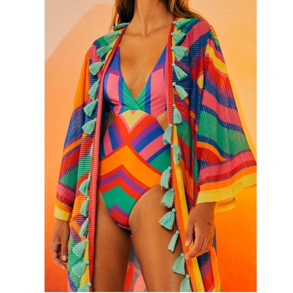Farm Rio Bruna Swim Coverup - Picture 2 of 6